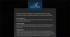 Desktop Screenshot of claycovecapital.com